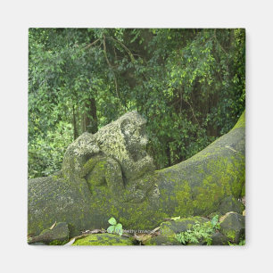 Imán Estatuas en bosque del mono de Ubud