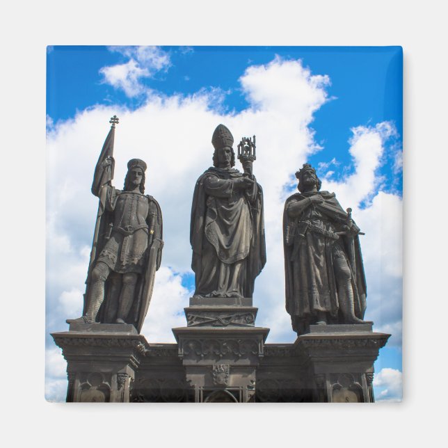 Imán Estatuas en el Puente Carlos (Frente)