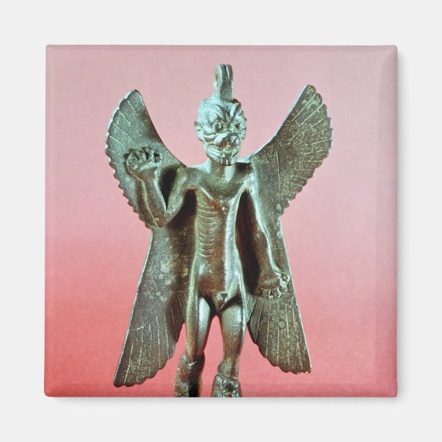 Imán Estatueta de Pazuzu, un demonio eólico asirio (Frente)