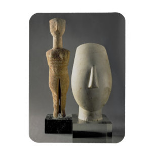 Imán (Estatuilla con los brazos cruzados, Cycladic de