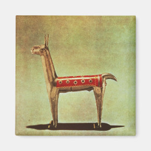 Imán Estatuilla de plata de la llama, de Perú, despué