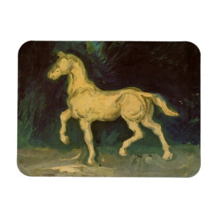 Imán Estatuilla de yeso de un caballo por Vincent van G