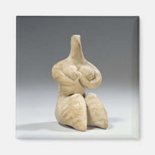 Imán Estatuilla femenina en el estilo de Halaf, c.4500
