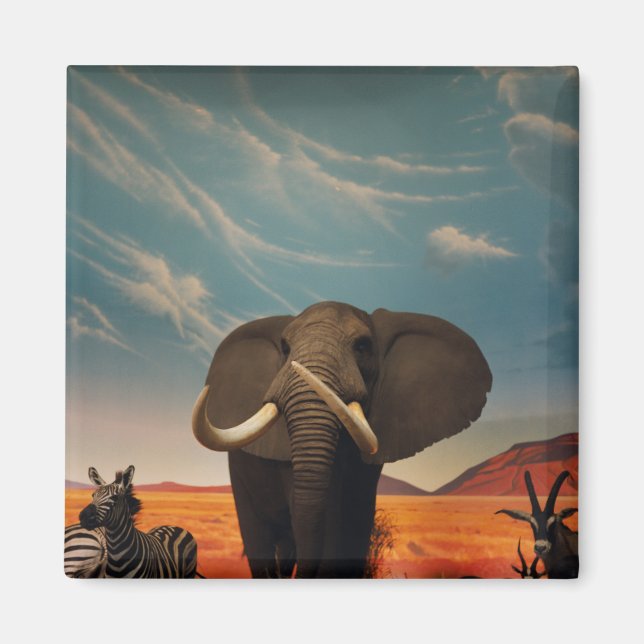 Imán Estatura majestuosa (Frente)