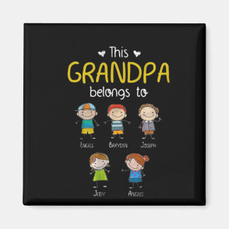 Imán Este Abuelo Pertenece A La Familia Personalizada
