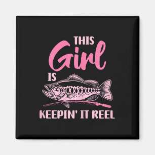 Imán Este Chica Sigue Funcionando En La Pesca De Los Re