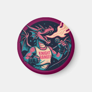 Imán Este dragón se derrama fuego