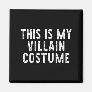 Imán Este Es Disfraz De Villano Halloween Divertido Sen