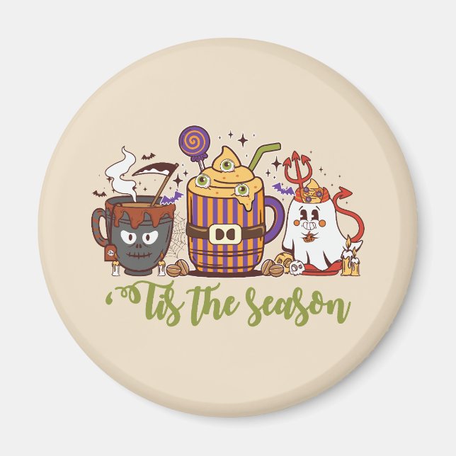Imán "Este Es El Café De Halloween De Temporada (Frente)