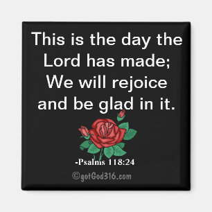 Imán Este es el día gotGod316.com Scripture