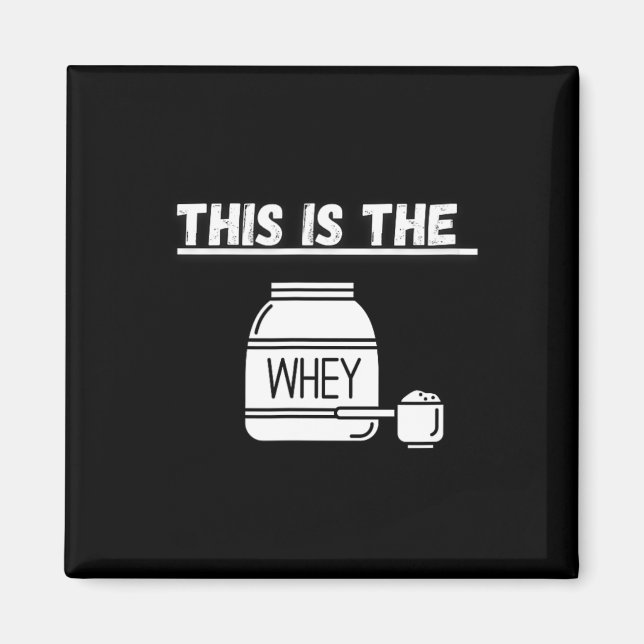 Imán Este Es El Diseño Del Gimnasio De Whey (Frente)