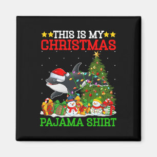 Imán Este Es Mi Árbol De Navidad Pajamas Orca Iluminand