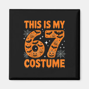 Imán Este Es Mi Disfraz 67 6 7 Meme Gen Alpha Halloween