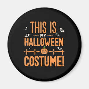 Imán Este es mi disfraz de Halloween