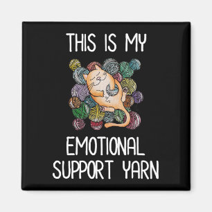 Imán Este Es Mi Emocional Apoyo Yarn