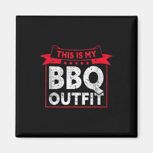Imán Este Es Mi Equipo Bbq _ Barbecue Carne Grill Funny