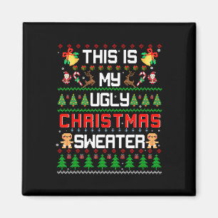 Imán Este Es Mi Feo Navidad.