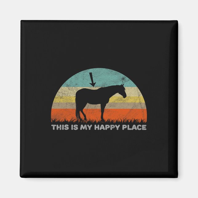 Imán Este Es Mi Lugar Feliz En La Cabalera (Frente)
