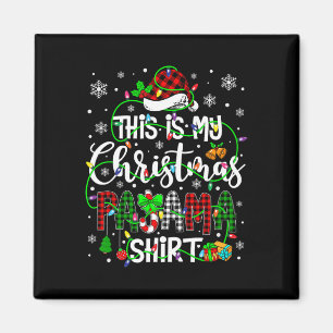 Imán Este Es Mi Navidad Pajama Que Coincide Con La Fami