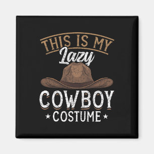 Imán Este Es Mi Perezoso Vaquero Vestido Vaquero Gorra 
