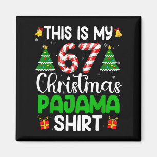 Imán Este es mi pijama de Navidad 67 divertido meme sei