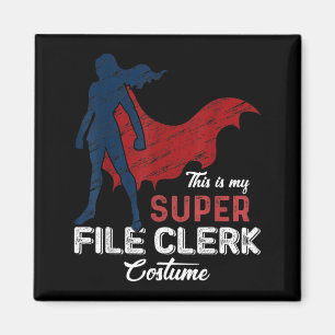 Imán Este Es Mi Traje De Super Archivero Halloween