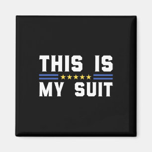 Imán Este Es Mi Traje Divertido Bandera De Ucrania Decl