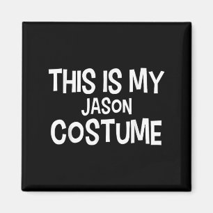 Imán Este Es Mi Traje Sencillo Jason Costume Halloween