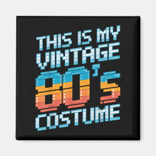 Imán Este es mi traje vintage de moda de los años 80