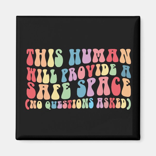 Imán Este humano proporcionará un espacio seguro para l (Frente)