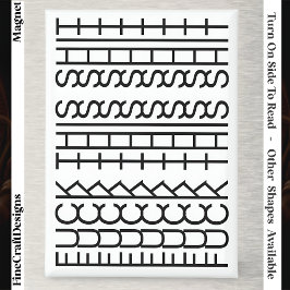 Imán Este Mensaje Oculto Mierda-144BW Moderno Inusual