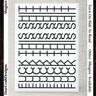 Imán Este Mensaje Oculto Mierda-144BW Moderno Inusual