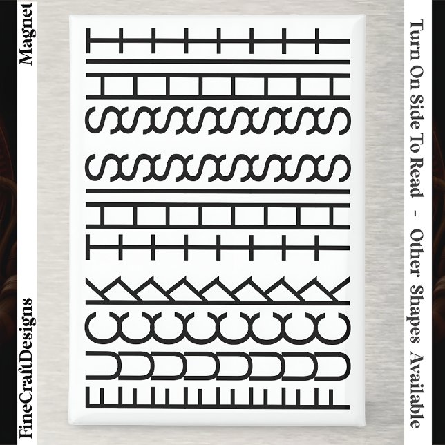 Imán Este Mensaje Oculto Mierda-144BW Moderno Inusual (Subido por el creador)