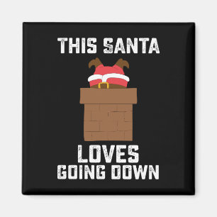 Imán Este Santa Ama Bajar Navidades Divertidas