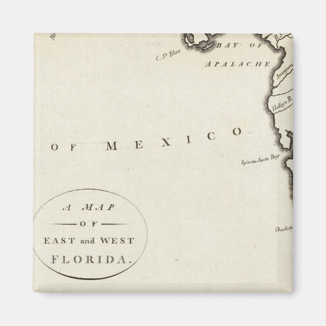 Imán Este y oeste de Florida (Frente)