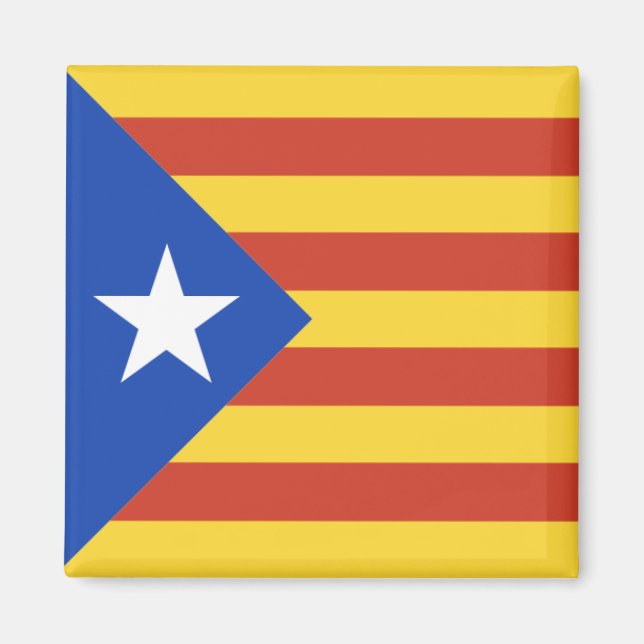Imán Estelada - Bandera catalana con estrella (Frente)