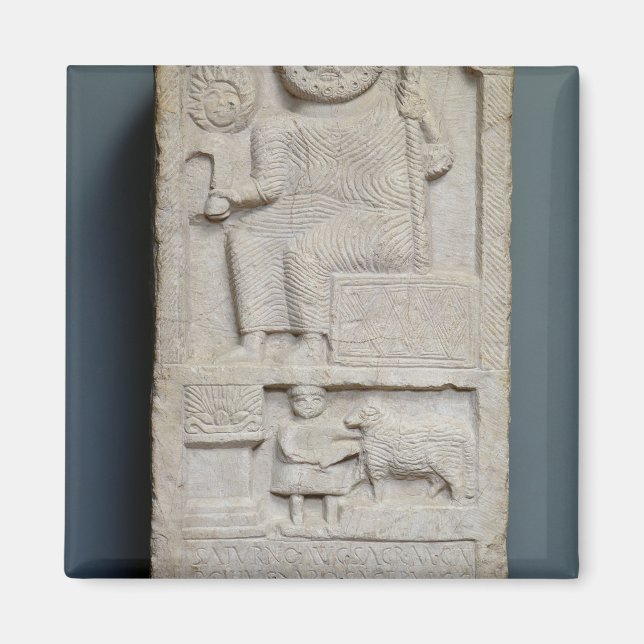 Imán Estele dedicado a Saturno, de El-Ayaida (Frente)