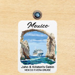 Imán Esteroom de cruceros Cabo Arch en México<br><div class="desc">Este diseño puede ser personalizado en el área proporcionada cambiando la foto y/o el texto. O puede personalizarse haciendo clic en Personalizar esta plantilla y, a continuación, eligiendo la opción de hacer clic en el personalizar y eliminando o cambiando el color del fondo, agregando texto, cambiando el color o estilo...</div>