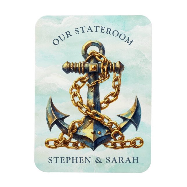 Imán Esteroom Magnet de Barco de Cruceros Anchor (Vertical)