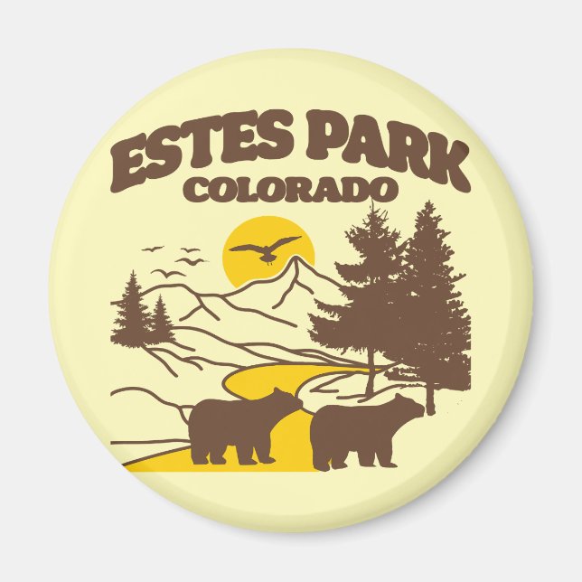 Imán Estes Park, Colorado (Frente)