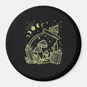 Imán Estética Goblincore Cottagecore Academia Hongo