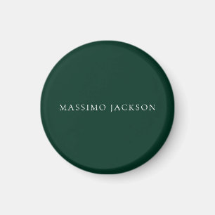 Imán Estética moderna minimalista verde oscuro