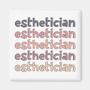 Imán Esteticista Cosmetólogo Beautician Cute