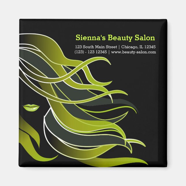 Imán Estilista de pelo (Frente)