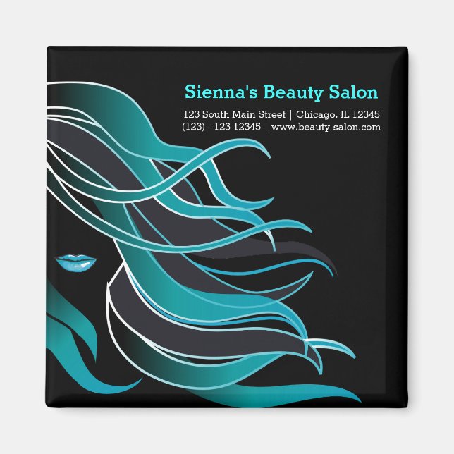 Imán Estilista de pelo (Frente)