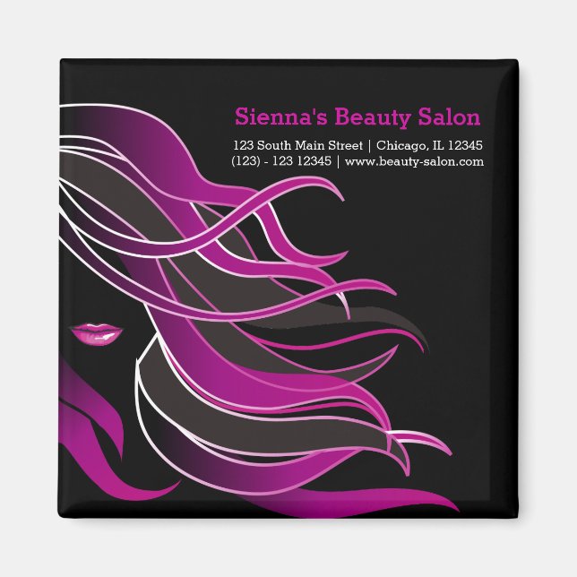 Imán Estilista de pelo (Frente)