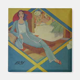 Imán Estilo 1931 del vintage