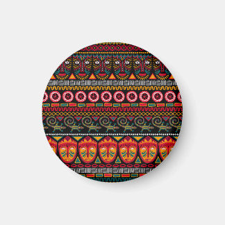 Imán Estilo Africano: Decorativo Patrón Delicioso.