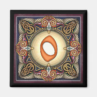 Estilo C, "0": imanes de números celtas