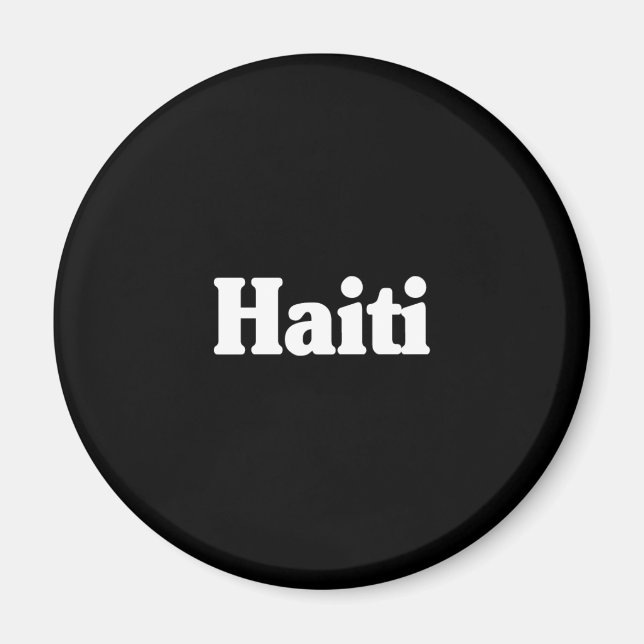 Imán Estilo clásico de Haití (Frente)